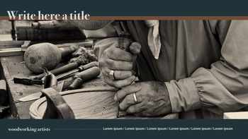 木制工艺品 多功能介绍主题演示模板_24