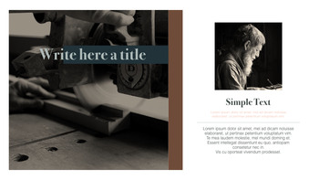 木制工艺品 多功能介绍主题演示模板_27