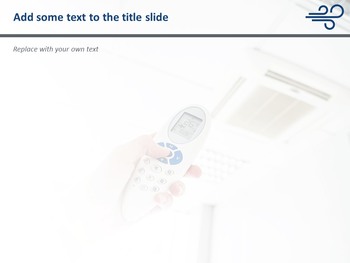 免费PowerPoint样本 - 空调和遥控器_05