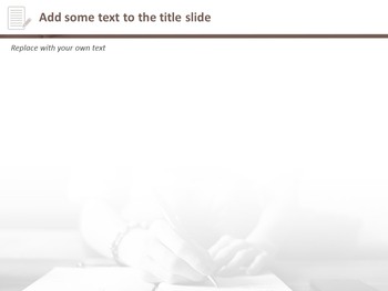 Free PPT Template - Note Taking