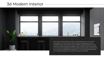 Modernes Interieur 3d Einfache Google Slides-Vorlagen_08