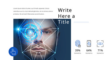 Biometric Security Presentation PowerPoint Template