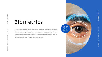 Biometric Security Presentation PowerPoint Template