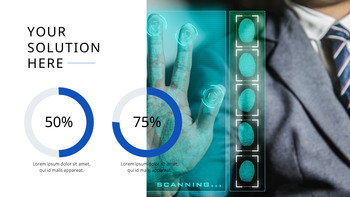 Biometric Security Presentation PowerPoint Template