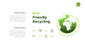 Reciclaje ecológico Plantillas PPT de tema_39