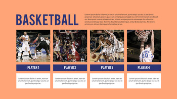 Basketball Playing Best PPT Templates_04