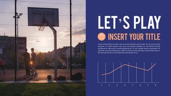 Basketball spielen Beste PPT-Vorlagen_09