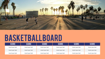 Basketball spielen Beste PPT-Vorlagen_22