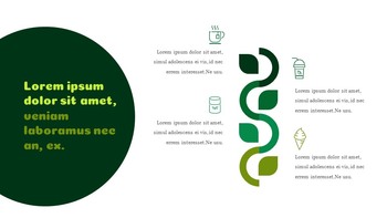 Thé vert Conception de diagrammes de modèles de diapositives Google_18