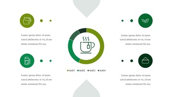 Thé vert Conception de diagrammes de modèles de diapositives Google_19