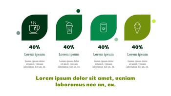 Thé vert Conception de diagrammes de modèles de diapositives Google_31