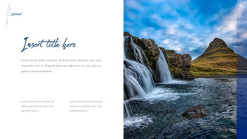 Modello PowerPoint a tema marino oceanico – Design pulito e acquamarina_10