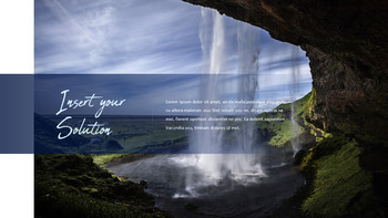 Modello PowerPoint a tema marino oceanico – Design pulito e acquamarina_17