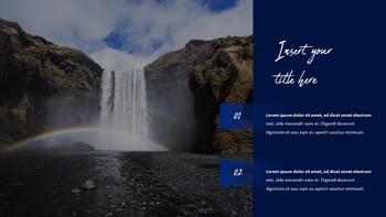 Modello PowerPoint a tema marino oceanico – Design pulito e acquamarina_30