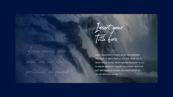 Modello PowerPoint a tema marino oceanico – Design pulito e acquamarina_34