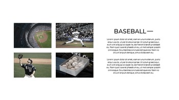 Giochiamo a baseball Modelli di presentazione di Google_12