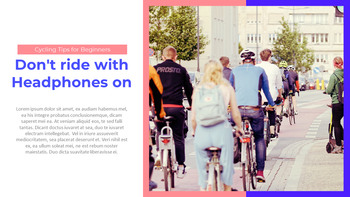 初学者骑行技巧 主题pt模板_11