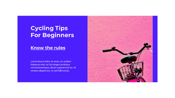 初学者骑行技巧 主题pt模板_12