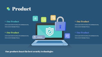 Pitch Deck della società di sicurezza Google fa scorrere i temi per le presentazioni_07