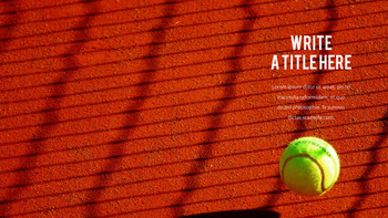 网球 最好的PowerPoint模板_09