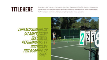 网球 最好的PowerPoint模板_22