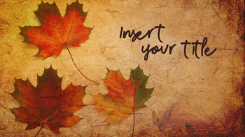 金秋时节 简单的模板_11