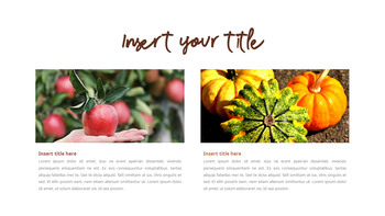 金秋时节 简单的模板_12