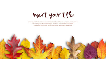 金秋时节 简单的模板_22