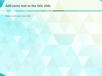 ミントスパークリングトライアングル - グーグルスライドテンプレート無料ダウンロード_04