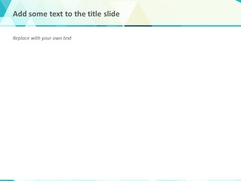 ミントスパークリングトライアングル - グーグルスライドテンプレート無料ダウンロード_05