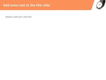 A Watch - Google Slides Template Free Download
