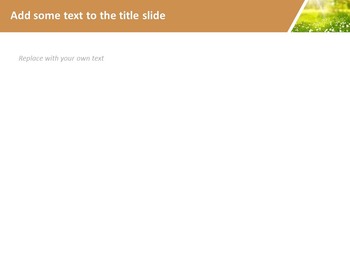 Free Presentation Templates - A Walk in the Woods