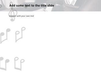 Piano - Free Google Slides