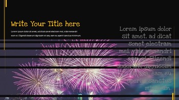 Fireworks Festival Simple Google Slides Templates_26