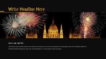 불꽃 축제 테마 PPT 템플릿_05