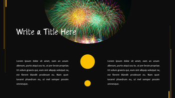 불꽃 축제 테마 PPT 템플릿_13