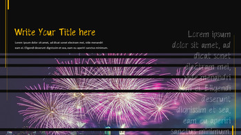 불꽃 축제 테마 PPT 템플릿_26