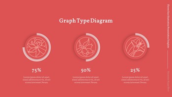 Blumenlinienillustration Aktionsplan PPT_36