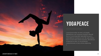 Wach auf Yoga Geschäftspräsentation PPT_30