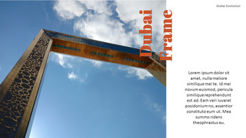 Dubai Evolution PPT Background Images