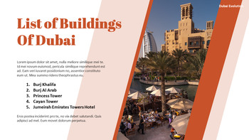 두바이의 발전 PPT 배경 이미지_15