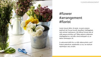 Blumenarrangement Einfache Google Slides_16