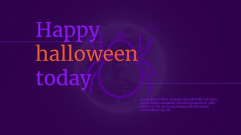 ハロウィーンの日 プレゼンテーションのためのGoogleのスライドテンプレート_21