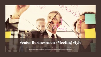 高级商人 谷歌幻灯片主题为演示_19