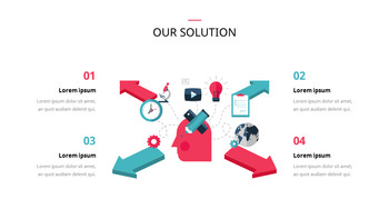 Startup Premium Flat Design Vorlage Vorlagen PPT_06