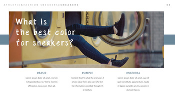 您最喜欢什么运动鞋？ 简单的模板设计_04