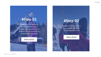 有关单板滑雪的基本技巧和窍门 PPT设计模板_07