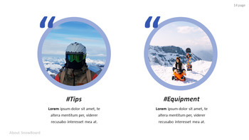 有关单板滑雪的基本技巧和窍门 PPT设计模板_14