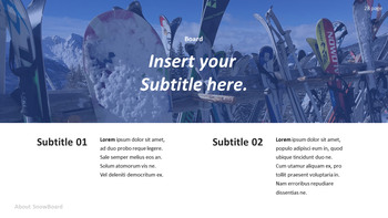 有关单板滑雪的基本技巧和窍门 PPT设计模板_28