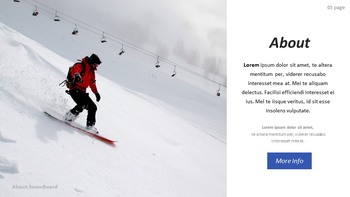 有关单板滑雪的基本技巧和窍门 简单的Google幻灯片模板_05